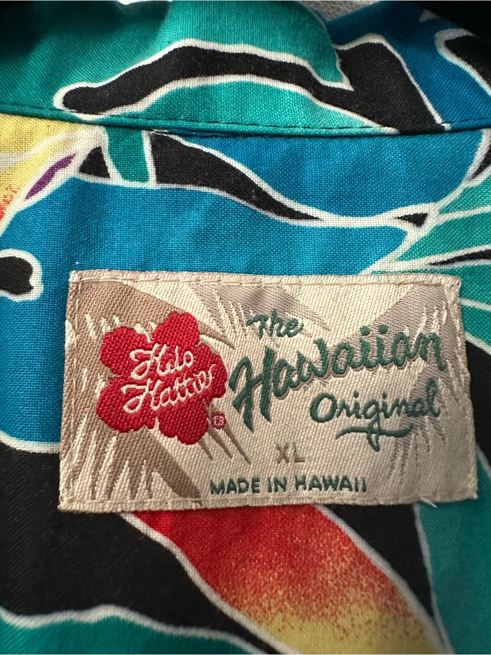 The Hawaiian Original Men's Button Up Shirt Size XL Short Sleeve 100% Cotton - Picture 7 of 10